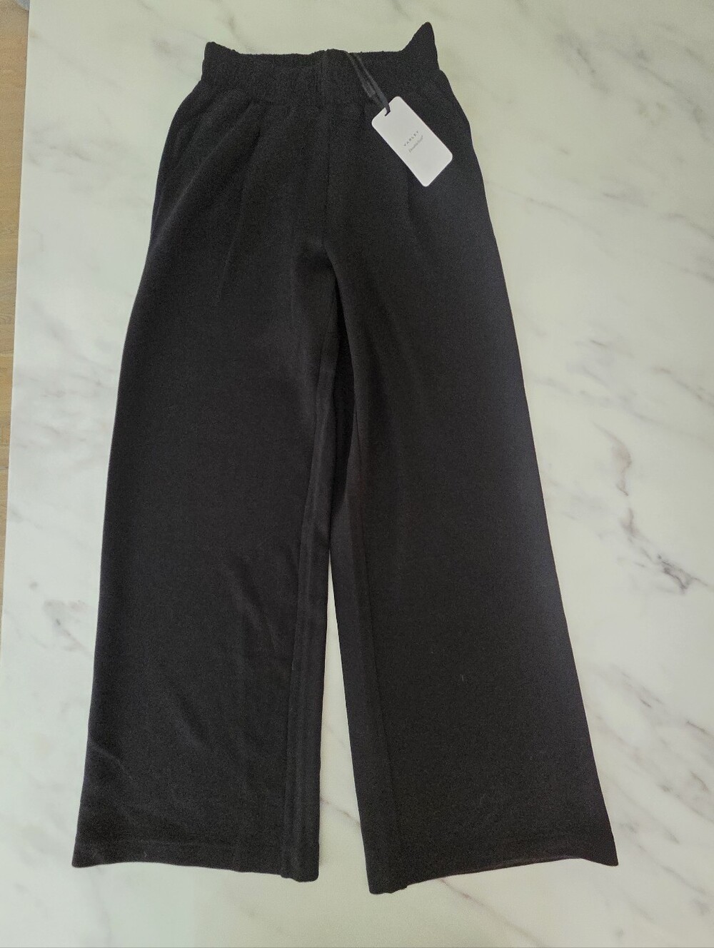 Varley Extra Wide Leg Pant Knit Trouser Athlesiure Pants - Picture 8 of 12